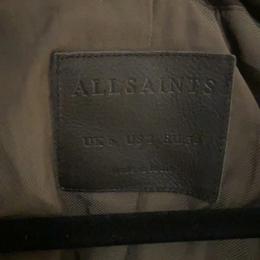All Saints Suede Biker Jacket S - Picture 8 of 13